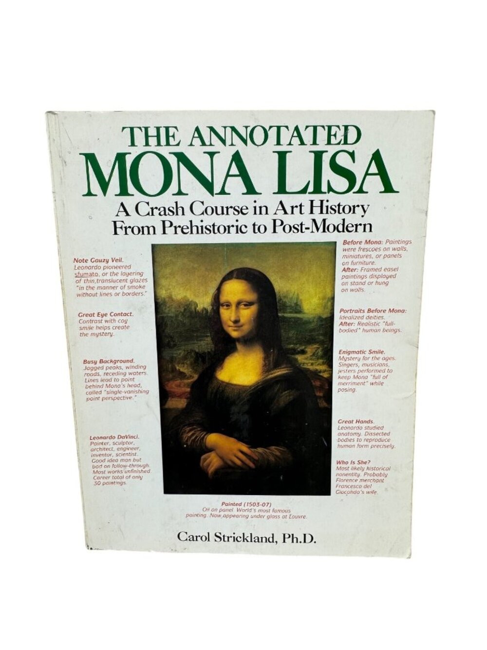 The Annotated Mona Lisa By Carol Strickland paperback book 1992 English READ